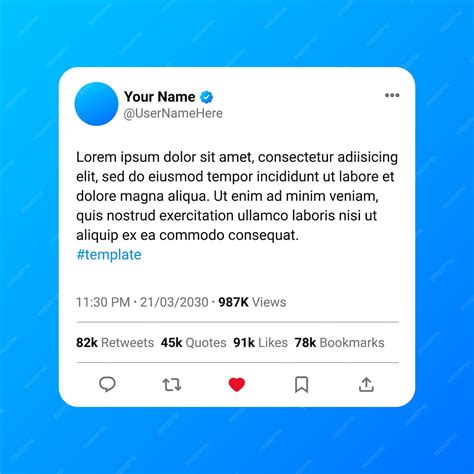 Tweet / Twitter.